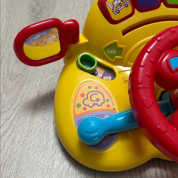 👶🏻 VTECH Turn & Learn Drivers Activity Steering Wheel Toy baby toddler like new - Picture 8 of 10